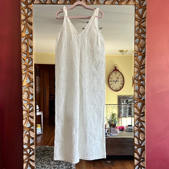 Zara Pants - Zara white summer jumpsuit xs